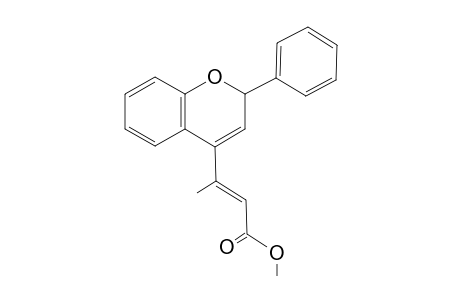 Methyl 3-(2-Phenyl-3-chromen-4-yl)-2-butenoate