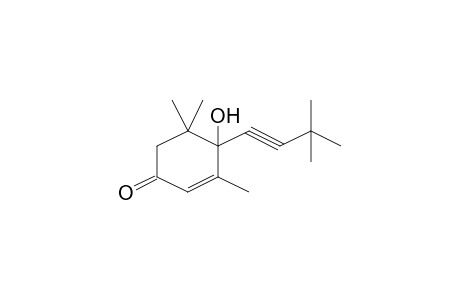 4-(3,3-Dimethyl-but-1-ynyl)-4-hydroxy-3,5,5-trimethyl-cyclohex-2-enone