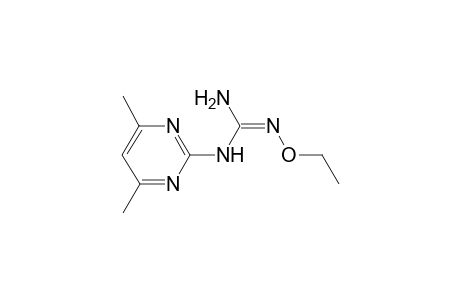 guanidine, N-(4,6-dimethyl-2-pyrimidinyl)-N''-ethoxy-