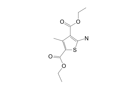 5-amino-3-methyl-2,4-thiophenedicarboxylic acid, diethyl ester