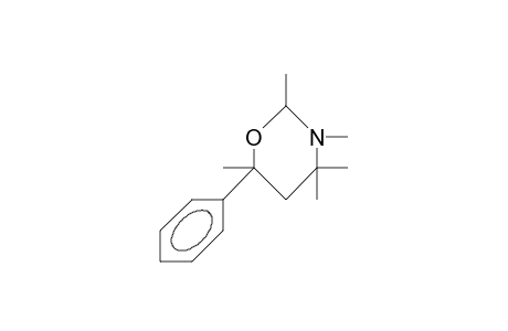 2,4,4,6-TETRAMETHYL-6-PHENYL-N-METHYLTETRAHYDRO-1,3-OXAZIN