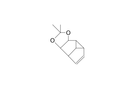 endo-6,7-Isopropylidenedioxy-tricyclo(3.3.0.0/2,8/)oct-3-ene