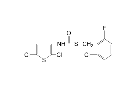 2,5-dichlorothio-3-thiophenecarbamic acid, S-(2-chloro-6-fluorobenzyl)ester