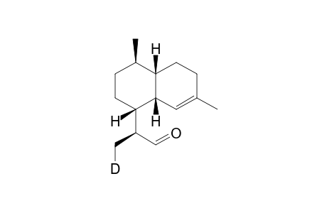 (2S)-2-[(1R,4R,4aS,8aS)-4,7-dimethyl-1,2,3,4,4a,5,6,8a-octahydronaphthalen-1-yl]-3-deuterio-propanal