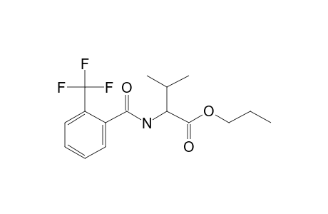 L-Valine, N-(2-trifluoromethylbenzoyl)-, propyl ester