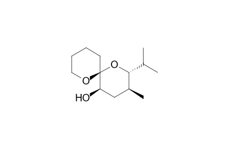 1,7-Dioxaspiro[5.5]undecan-5-ol, 3-methyl-2-(1-methylethyl)-, (2.alpha.,3.beta.,5.beta.,6.beta.)-(.+-.)-