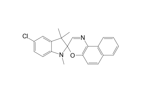 5-Chloro-1,3-dihydro-1,3,3-trimethylspiro[2H-indole-2,3'-(3H)naphth[2,1-b](1,4)oxazine]