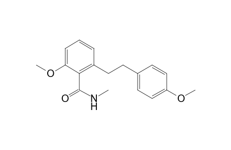 Benzamide, 2-methoxy-6-[2-(4-methoxyphenyl)ethyl]-N-methyl-