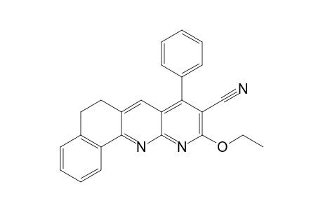 9-CYANO-10-ETHOXY-5,6-DIHYDRO-8-PHENYLNAPHTHO-[1,2-B]-1,8-NAPHTHYRIDINE