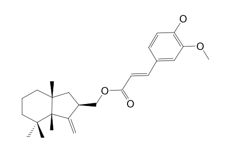 2-OCTAHYDRO-3A,7,7,7A-TETRAMETHYL-1-METHYLENE-1H-INDENE-METHANOL-FERULICESTER