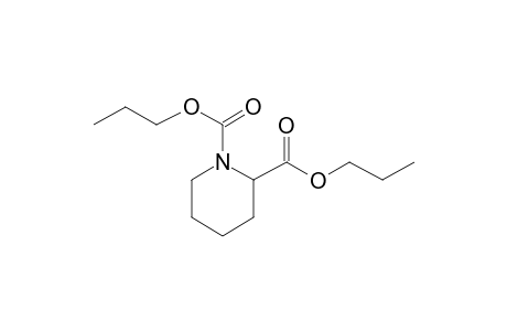 Pipecolic acid, N-propoxycarbonyl-, propyl ester