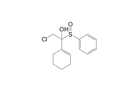 2-Chloro-1-(cyclohexenyl)-1-(phenylsulfinyl)ethanol