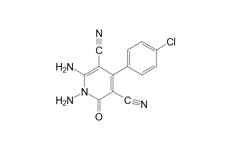 4-(p-chlorophenyl)-1,6-diamino-1,2-dihydro-2-oxo-3,5-pyridinedicarbonitrile