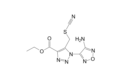 1-(4-Amino-furazan-3-yl)-5-thiocyanatomethyl-1H-[1,2,3]triazole-4-carboxylic acid ethyl ester