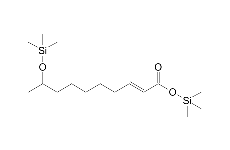 Decen-2-oic acid <9-hydroxy->, di-TMS