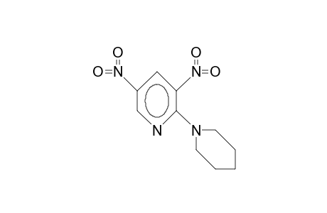 N-(3,5-Dinitro-2-pyridyl)-piperidine