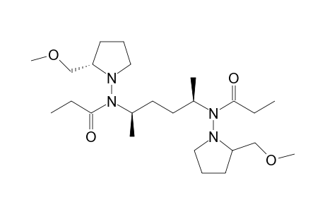 (1R,4R,2'S,2''S)-(-)-N-(2-Methoxymethylpyrrolidine-1-yl)-N-{4-[(2-methoxymethylpyrrolidin-1-yl)propionylamino]-1-methylpentyl}propionamide