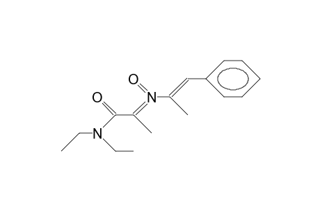 (E,E)-N,N-Diethyl-2-((1-methyl-2-phenylethenyl)-imino-propanamide-N-oxide