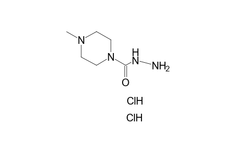 4-methyl-1-piperazinecarboxylic acid, hydrazide, dihydrochloride