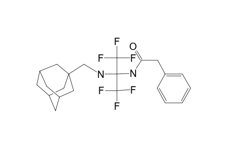 benzeneacetamide, N-[2,2,2-trifluoro-1-[(tricyclo[3.3.1.1~3,7~]dec-1-ylmethyl)amino]-1-(trifluoromethyl)ethyl]-