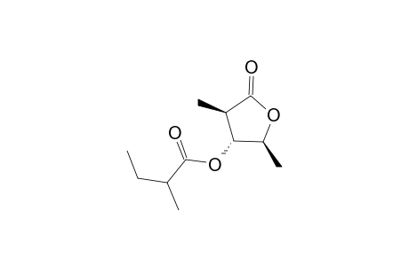 (rs)-(2S,3R,4R)-2,4-Dimethyl-5-oxotetrahydrofuran-3-yl 2-methylbutanoate