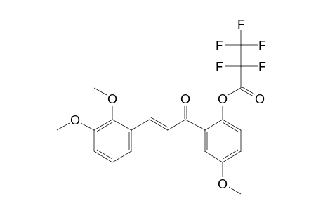 2'-Hydroxy-2,3,5'-trimethoxychalcone, pentafluoropropionate