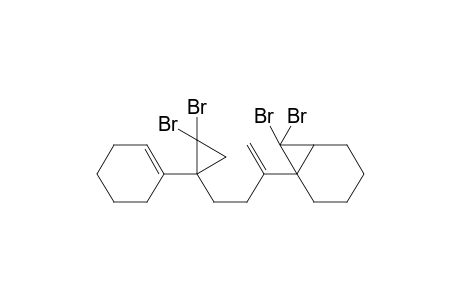 7,7-dibromo-1-[3-[2,2-dibromo-1-(cyclohexen-1-yl)cyclopropyl]-1-methylene-propyl]norcarane