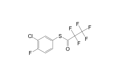 3-Chloro-4-fluorothiophenol, S-pentafluoropropionyl-