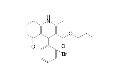 3-quinolinecarboxylic acid, 4-(2-bromophenyl)-1,4,5,6,7,8-hexahydro-2-methyl-5-oxo-, propyl ester