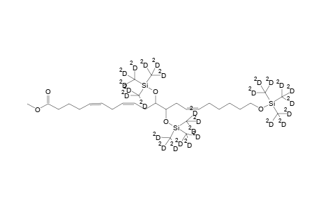 Methyl 11,12,20-tri(triperdeuteriomethylsiloxy)eicosan-5(Z),8(Z),14(Z)-trienoate