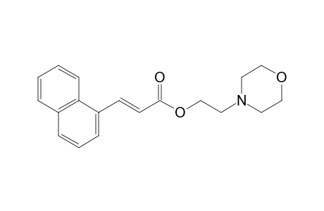 trans-1-naphthaleneacrylic acid, 2-morpholinoethyl ester