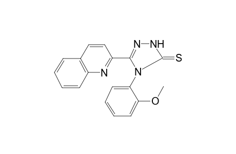 4-(2-Methoxyphenyl)-3-(2-quinolinyl)-1H-1,2,4-triazole-5-thione