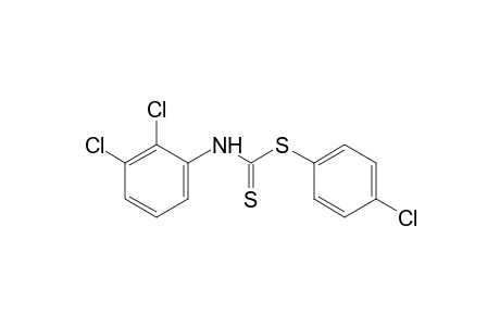 2,3-dichlorodithiocarbanilic acid, p-chlorophenyl ester