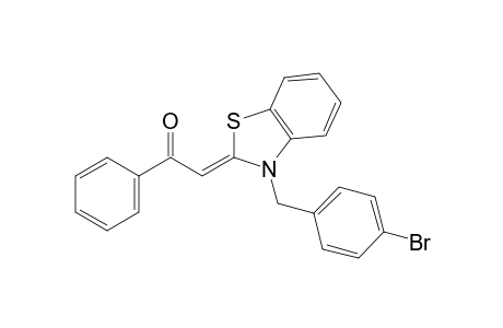 (Z)-2-(3-(4-Bromobenzyl)benzo[d]thiazol-2(3H)-ylidene)-1-phenylethan-1-one