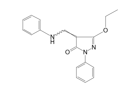 4-(ANILINOMETHYLENE)-3-ETHOXY-1-PHENYL-2-PYRAZOLIN-5-ONE