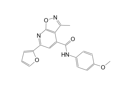 isoxazolo[5,4-b]pyridine-4-carboxamide, 6-(2-furanyl)-N-(4-methoxyphenyl)-3-methyl-