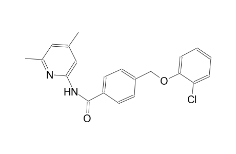 4-[(2-chlorophenoxy)methyl]-N-(4,6-dimethyl-2-pyridinyl)benzamide