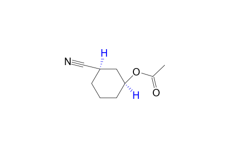 CYCLOHEXANECARBONITRILE, CIS-3-HYDROXY-, ACETATE