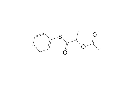 1-Methyl-2-oxo-2-(phenylsulfanyl)ethyl acetate