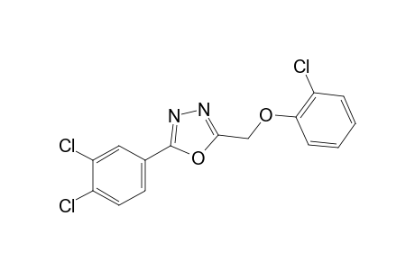 2-[(o-Chlorophenoxy)methyl]-5-(3,4-dichlorophenyl)-1,3,4-oxadiazole