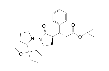 (3R)-3-[(3R)-1-[(2S)-2-(1-ethyl-1-methoxy-propyl)pyrrolidino]-2-keto-pyrrolidin-3-yl]-3-phenyl-propionic acid tert-butyl ester