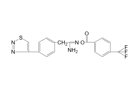 2-[p-(1,2,3-thiadiazol-4-yl)phenyl]-O-(alpha,alpha,alpha-trifluoro-p-toluoyl)acetamidoxime