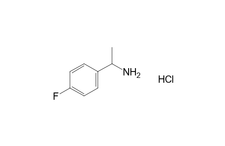 p-fluoro-alpha-methylbenzylamine, hydrochloride