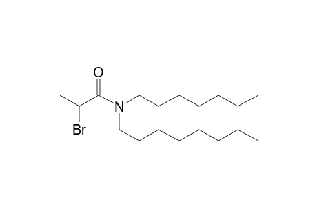 Propanamide, N-heptyl-N-octyl-2-bromo-