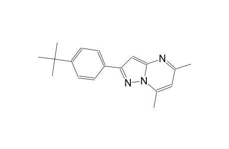 pyrazolo[1,5-a]pyrimidine, 2-[4-(1,1-dimethylethyl)phenyl]-5,7-dimethyl-