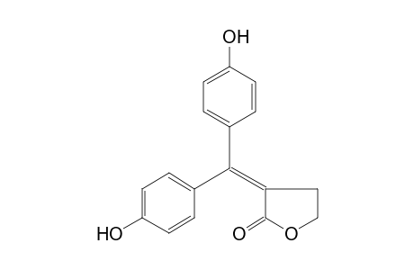 3-[bis(p-hydroxyphenyl)methylene]dihydro-2(3H)-furanone