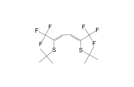 (Z,Z)-1,4-BIS-(TERT.-BUTYLTHIO)-1,4-BIS-(TRIFLUOROMETHYL)-1,3-BUTADIENE