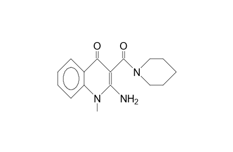 2-AMINO-1,4-DIHYDRO-1-METHYL-4-OXO-QUINOLINE-3-PIPERIDINO-CARBOXAMIDE