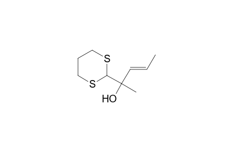 2-(1,3-Dithianyl)pent-3-en-2-ol