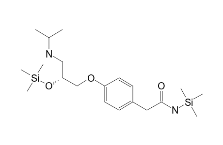 (R)-2-(4-(2-Hydroxy-3-(isopropylamino)propoxy)phenyl)acetamide, 2tms